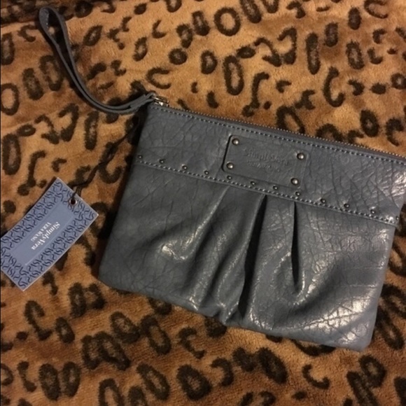 Vera Wang Blue Wristlet